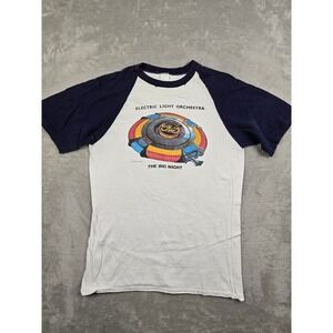 Vintage Electric Light Orchestra T-Shirt Men S ELO 1977 The Big Night Tour *Read